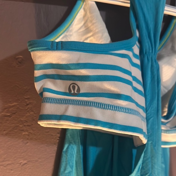 Lululemon blue Striped Sleeveless Top - Picture 2 of 3